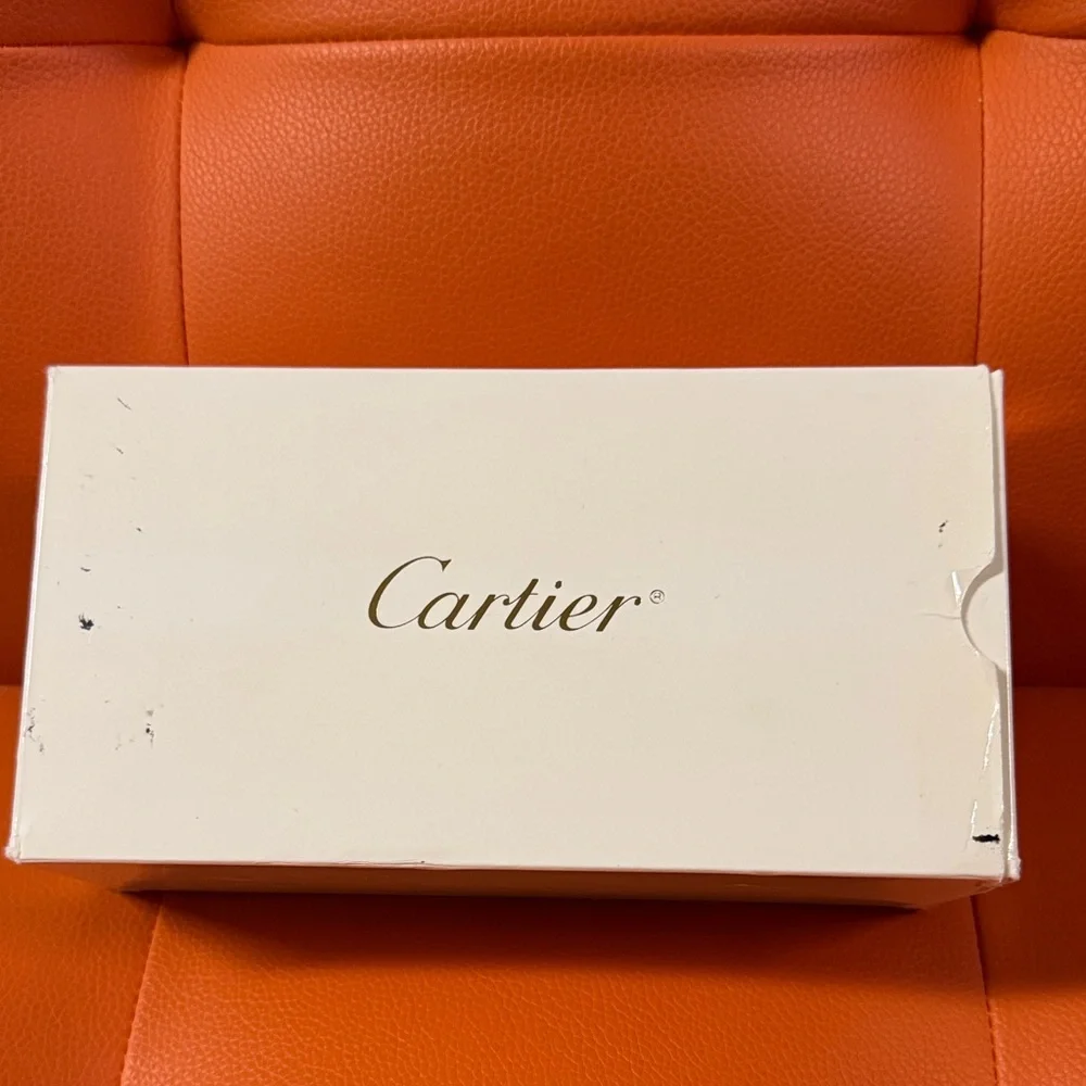 Authentic Cartier Kids Sunglasses - Black Frame with Gold Details - Picture 2 of 10